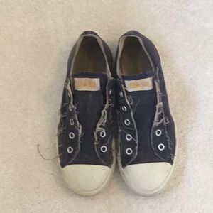 Gray Convers , worn,